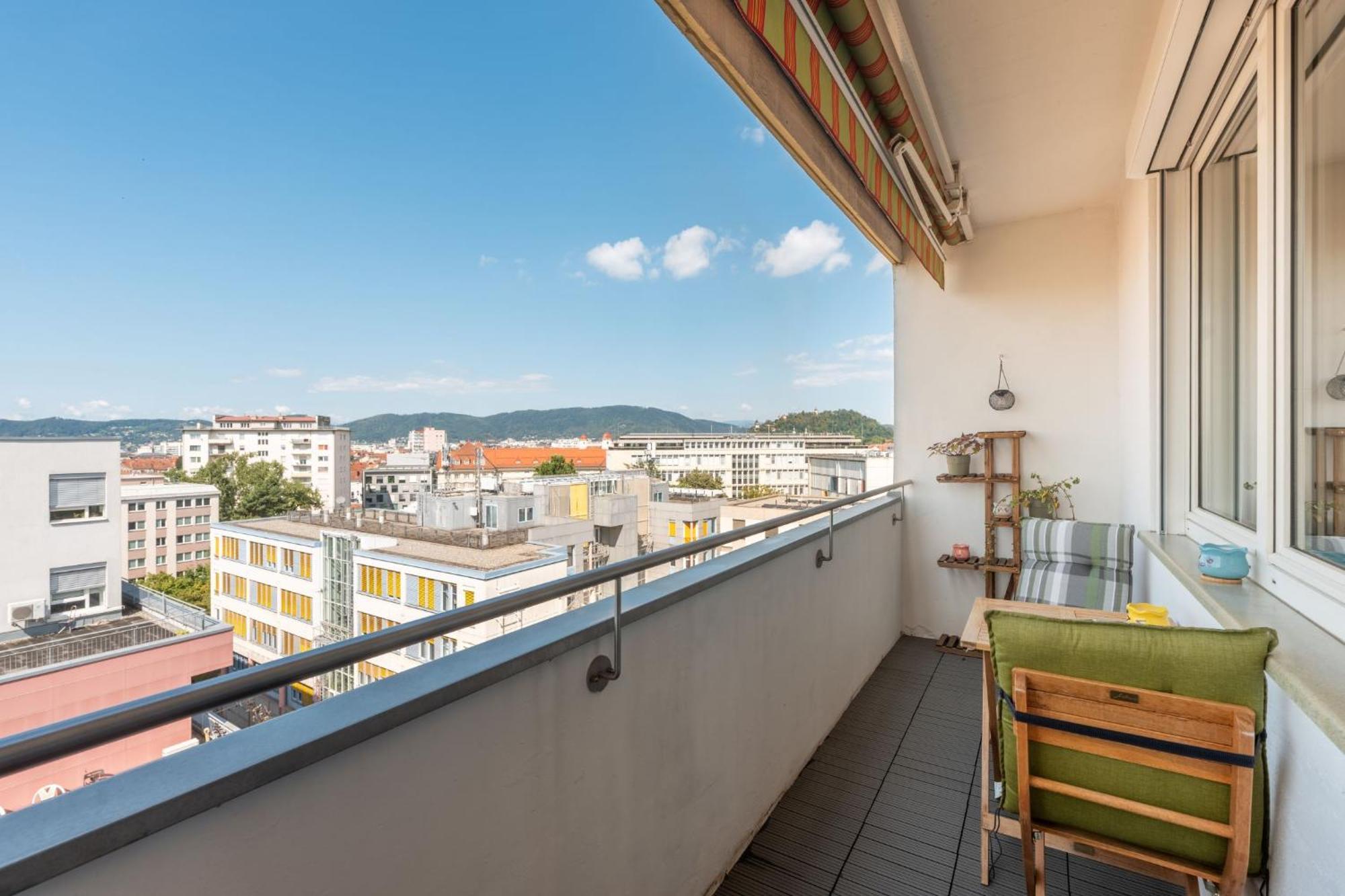 Tamliving Zentrum Luxus Parken Messe Wifi Traumaussicht Sunrise&Sunset Graz Extérieur photo